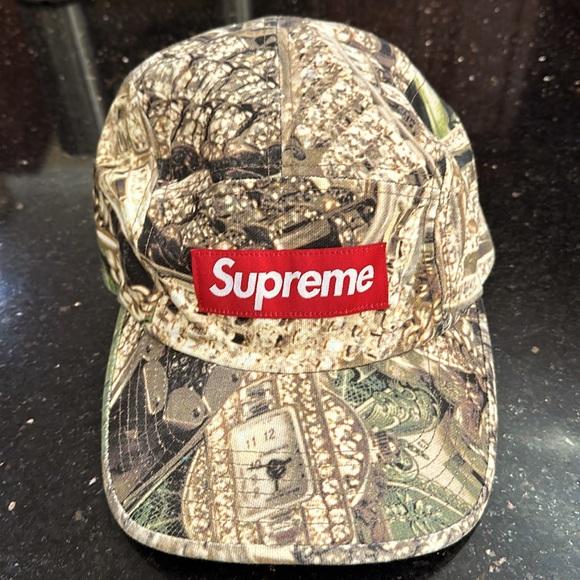 Supreme Other - Supreme Camouflage Cap with Red Logo